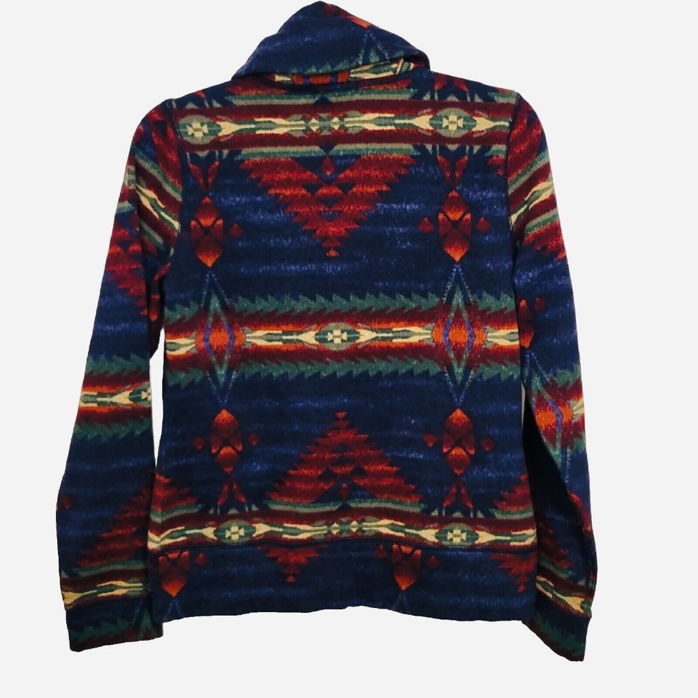 VINTAGE LAUREN JEANS CO. Women's Aztec Tribal Jacket EUC Size L - Picture 3 of 11